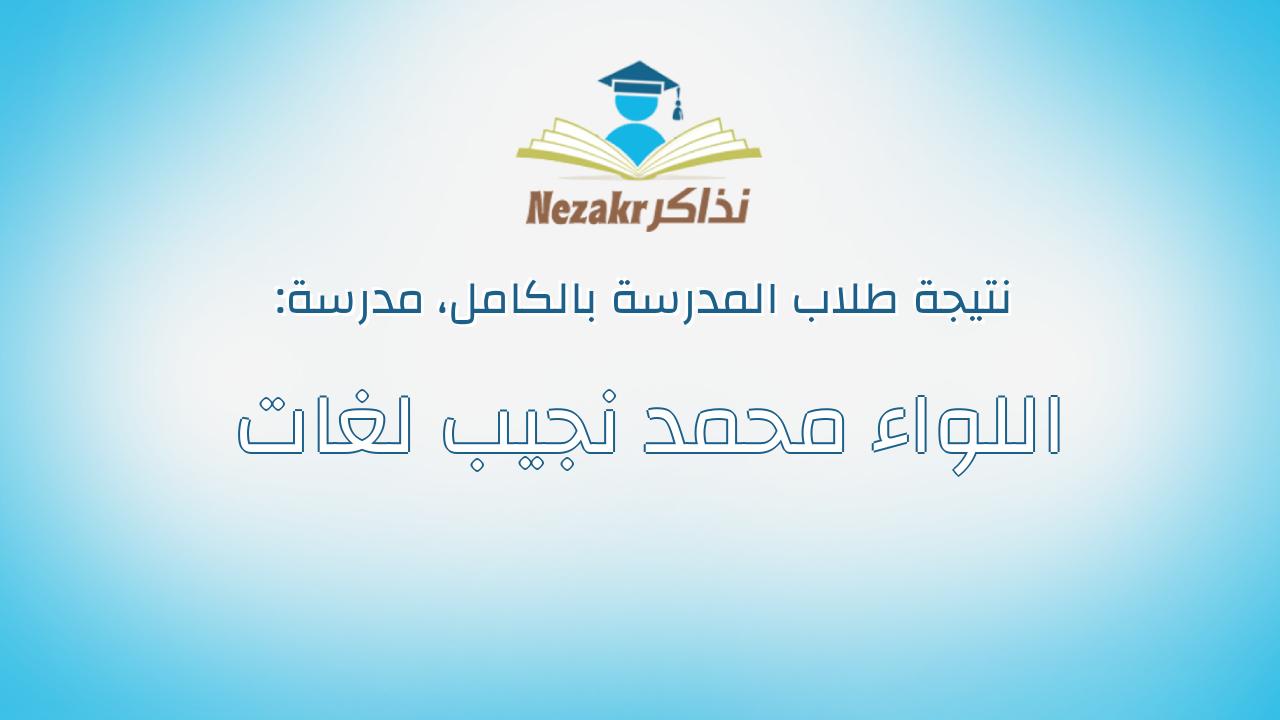 نتيجة مدرسة اللواء محمد نجيب لغات بالكامل