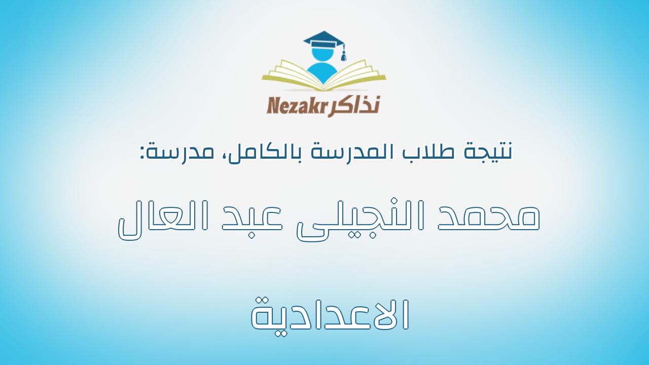 نتيجة مدرسة محمد النجيلى عبد العال الاعدادية بالكامل