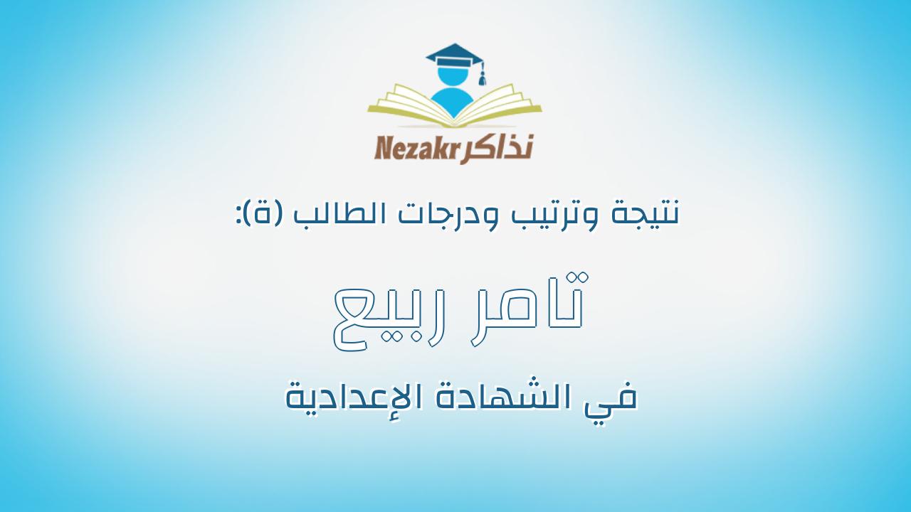 تامر ربيع محمد احمد