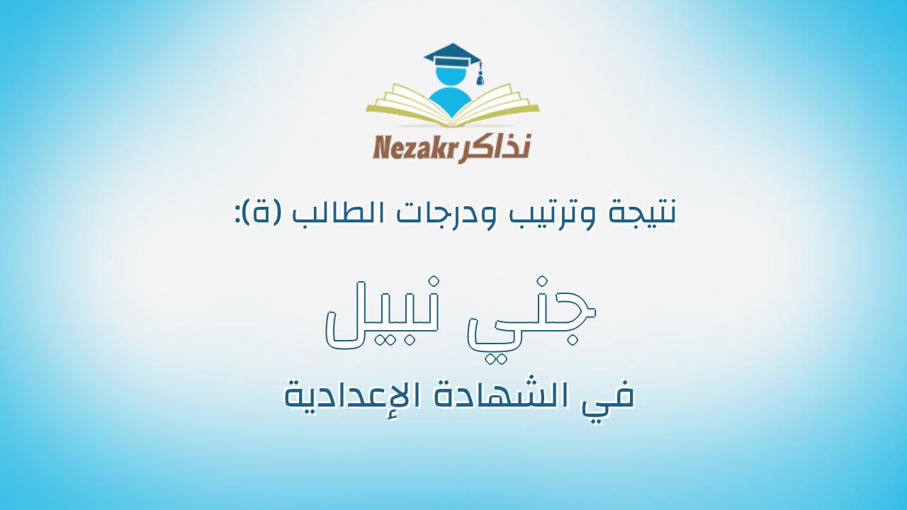 جني نبيل عبدالعظيم فتحى الصبى