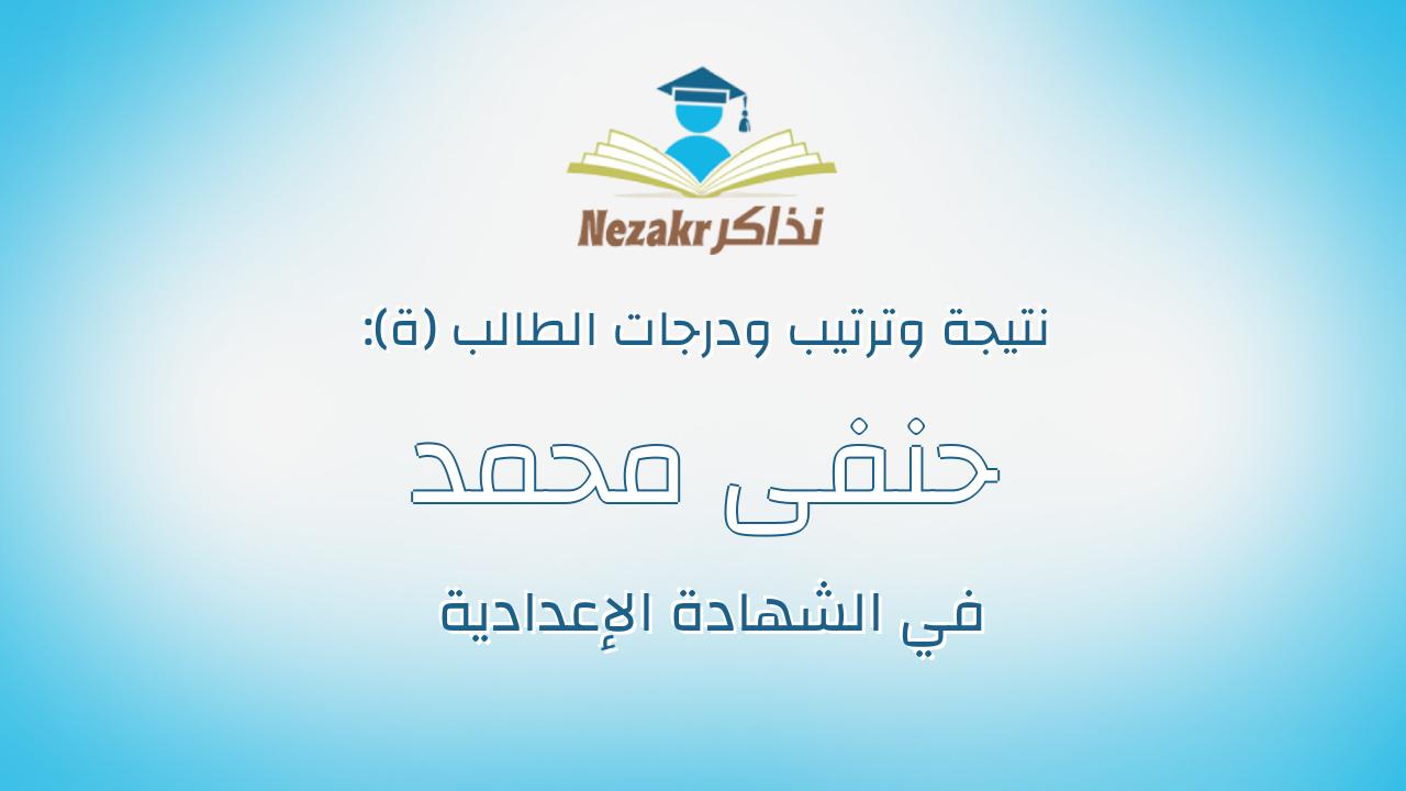 حنفى محمد حنفى محمد
