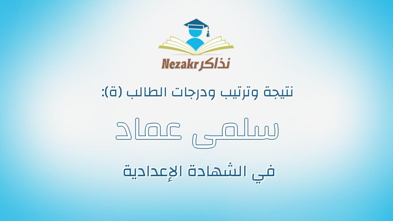 سلمى عماد مصيلحى محمد مصيلحى