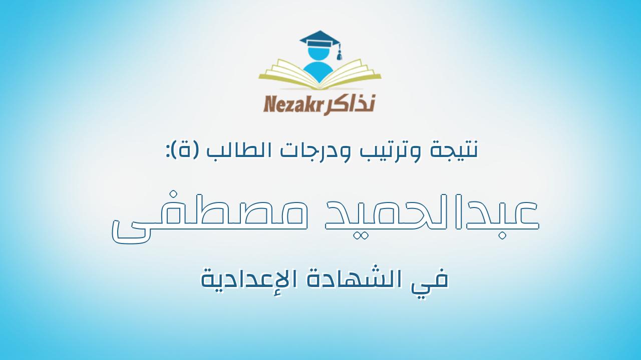 عبدالحميد مصطفى عبدالحميد حجازى