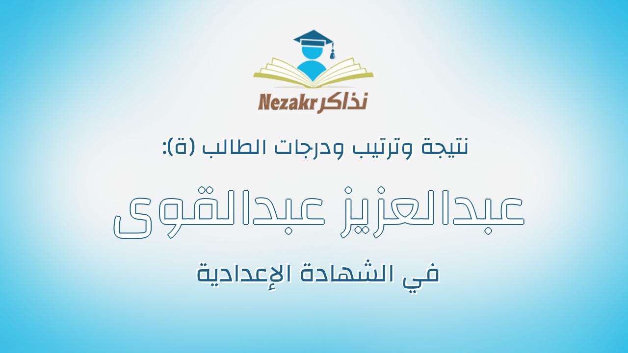عبدالعزيز عبدالقوى عبدالعزيز زكى رزق