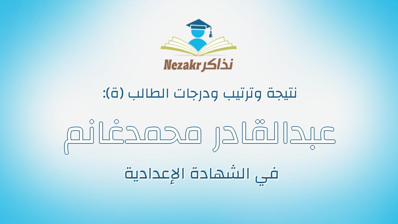 عبدالقادر محمدغانم محمد حموي
