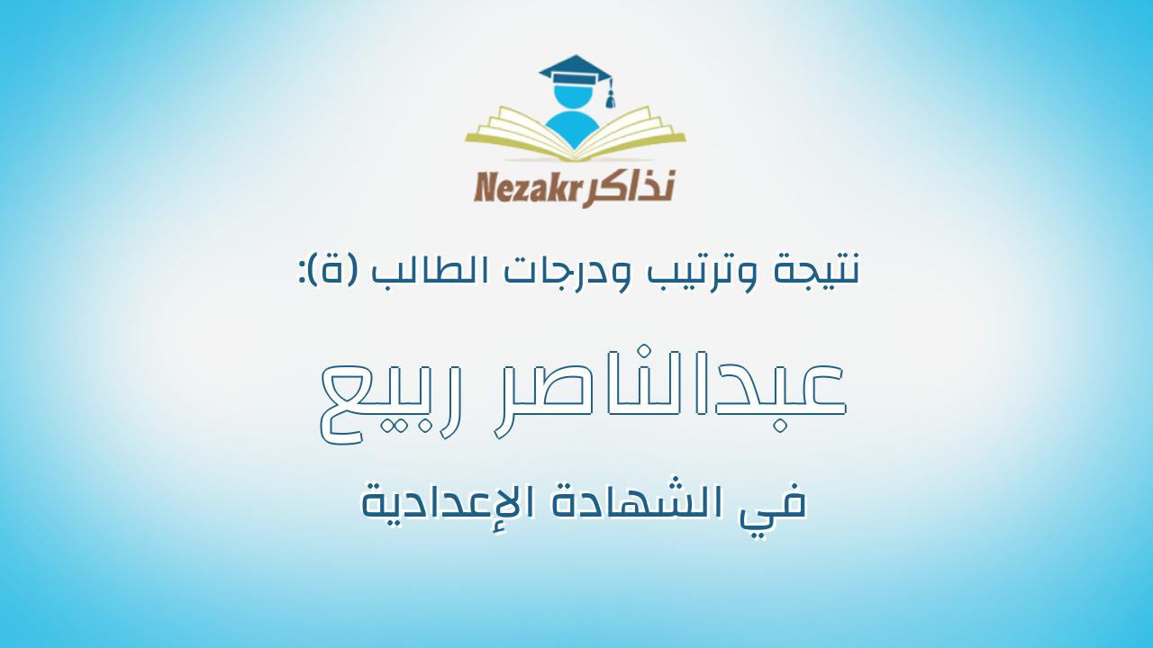 عبدالناصر ربيع عبدالحفيظ على