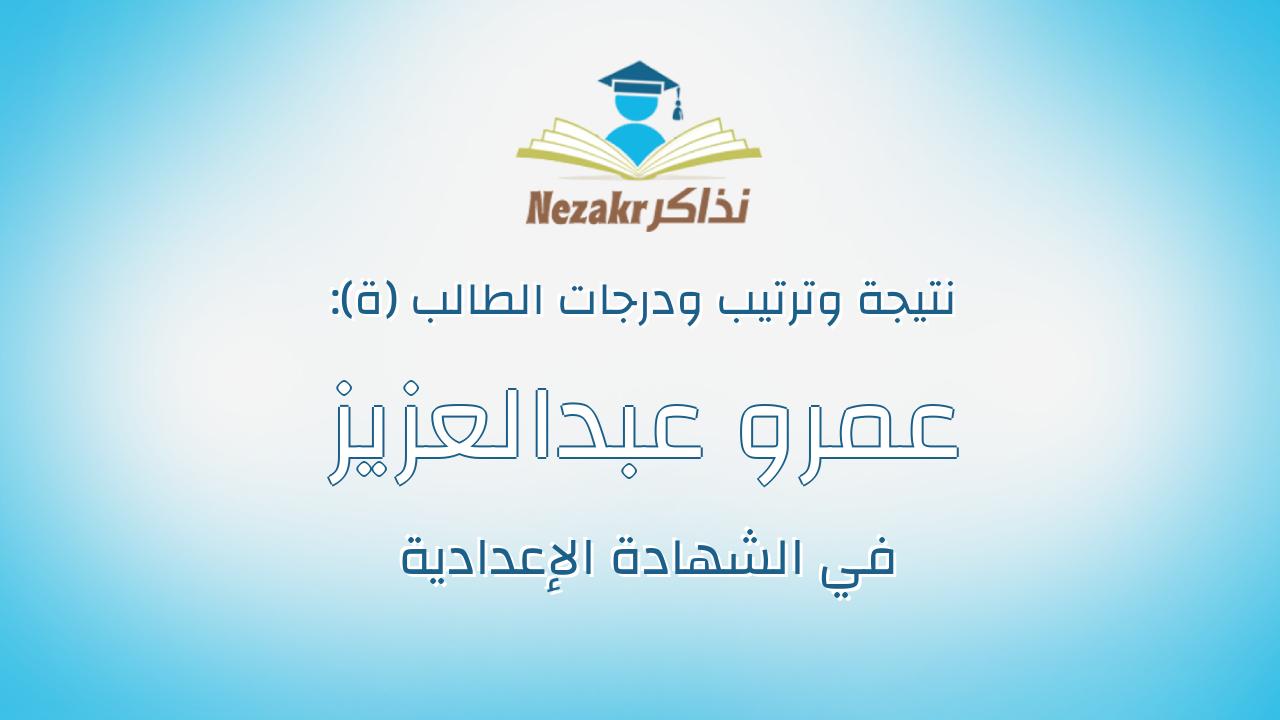 عمرو عبدالعزيز صلاح عبدالعزيز