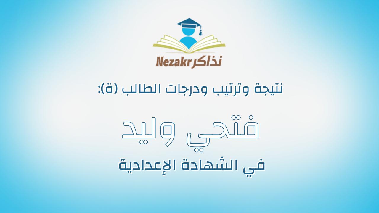 فتحي وليد فتحى احمد