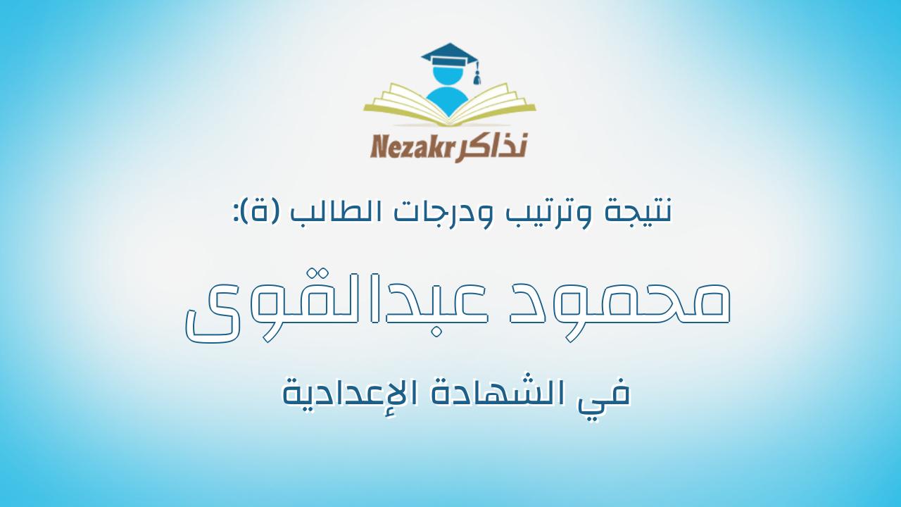 محمود عبدالقوى بقلى عبدربه