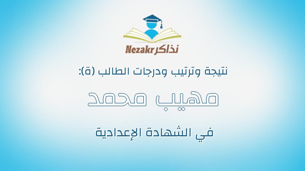 مهيب محمد خميس ابراهيم بلتاجى
