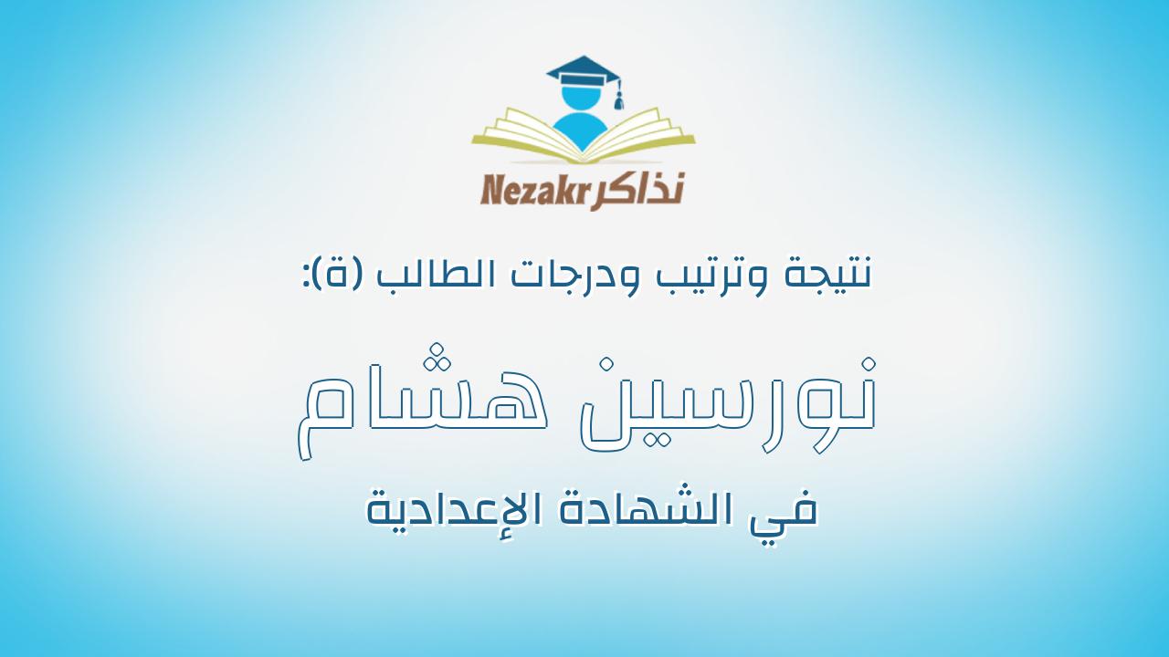 نورسين هشام محمد السيد ابراهيم