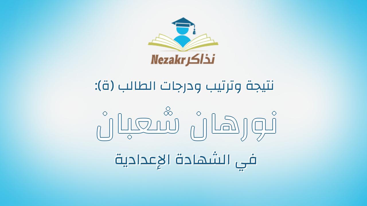 نورهان شعبان على على عبدالنبى