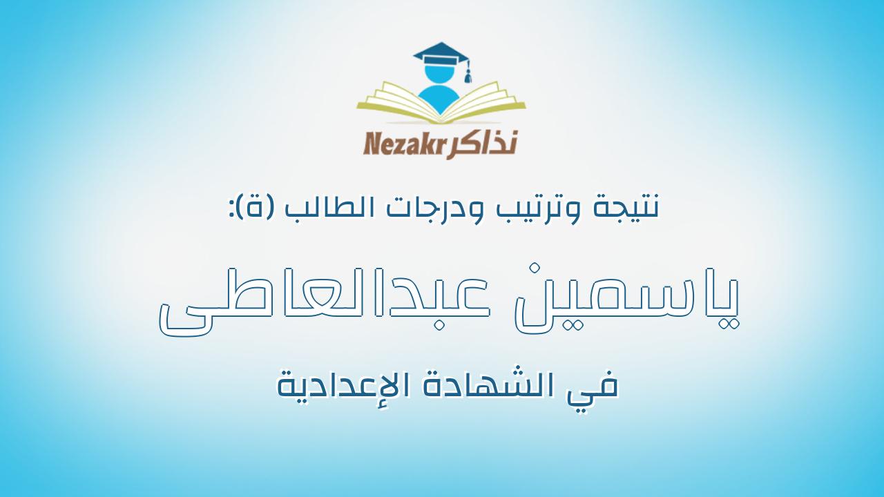 ياسمين عبدالعاطى على حسين