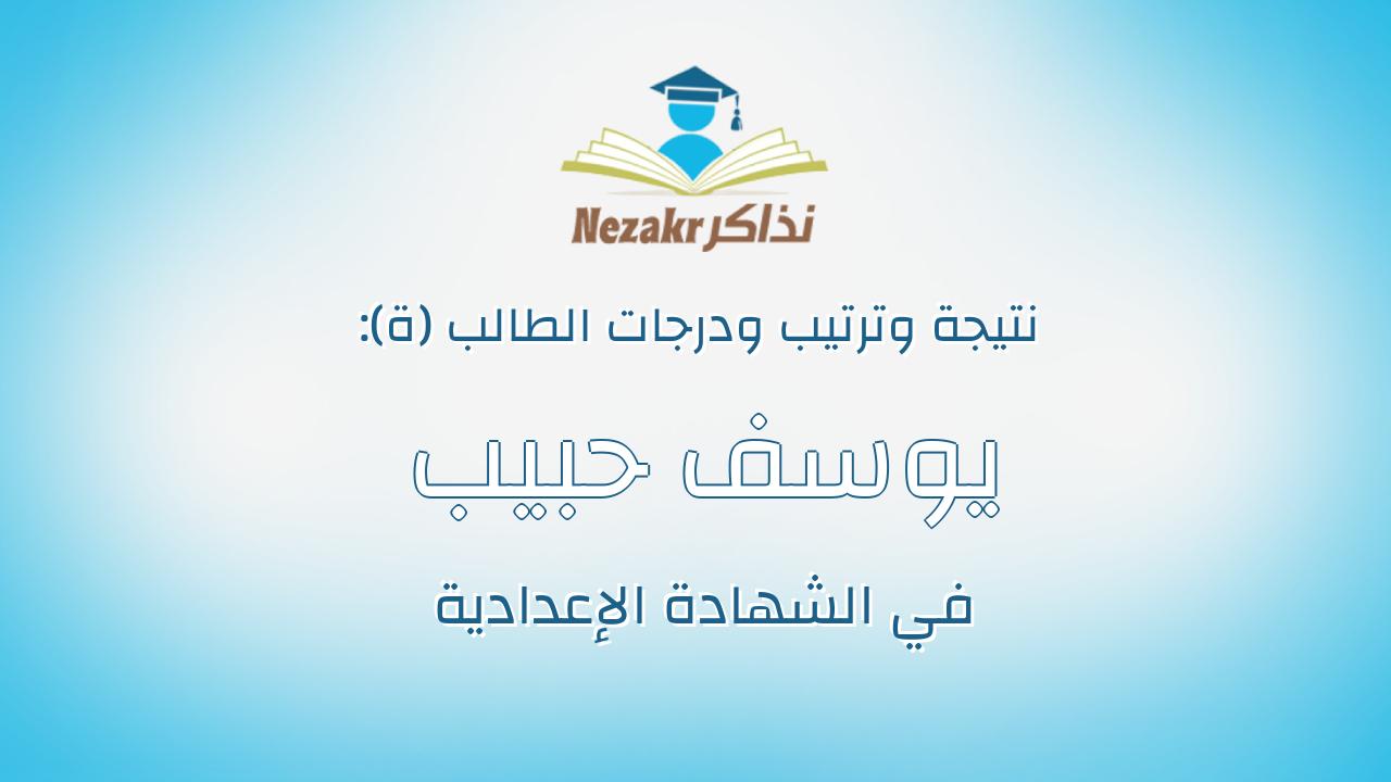 يوسف حبيب فتحى حبيب