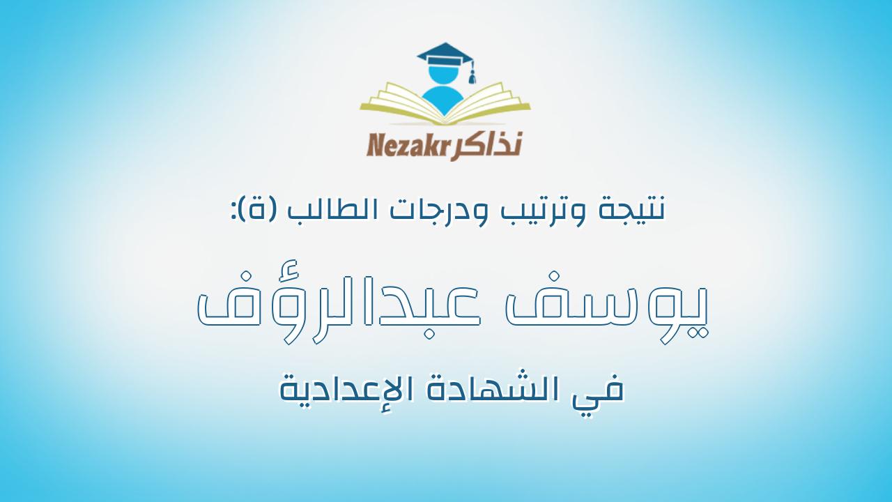 يوسف عبدالرؤف لبيب حنفى المسيرى