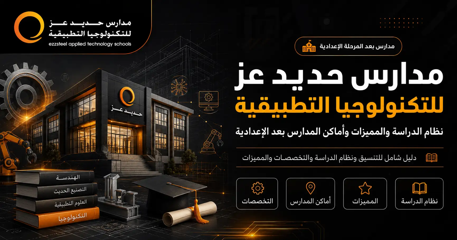 مدارس حديد عز للتكنولوجيا التطبيقية .. نظام الدراسة والمميزات وأماكن المدارس بعد الإعدادية
