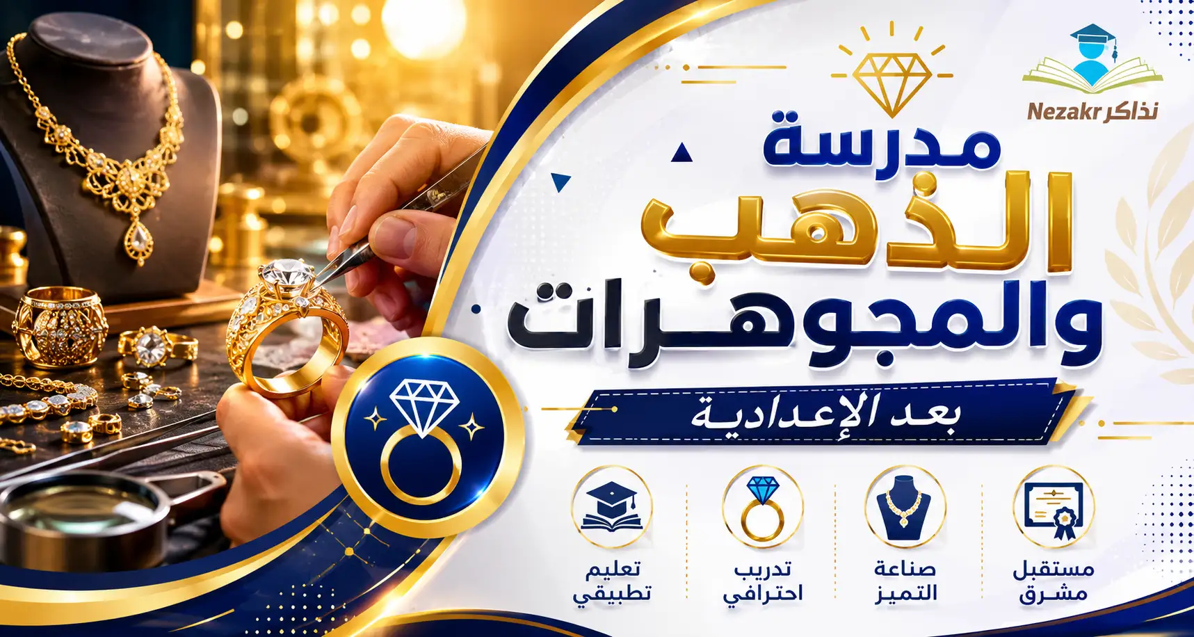 مدرسة الذهب والمجوهرات بعد الإعدادية 2026-2027.. شروط إيجيبت جولد وطريقة التقديم والمميزات