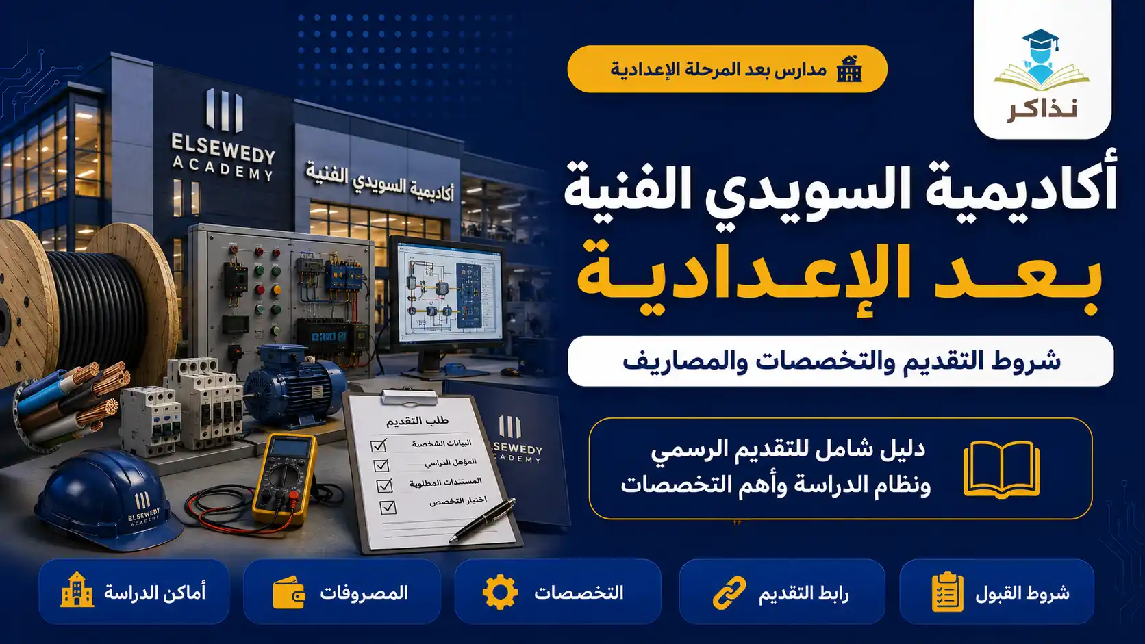 أكاديمية السويدي الفنية بعد الإعدادية 2027.. شروط التقديم والتخصصات والمصاريف ورابط التقديم الرسمي
